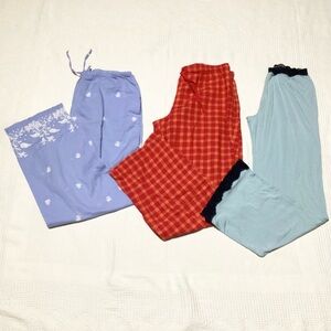 3 Pair Victoria’s Secret Size XS Pajama Lounge Pants